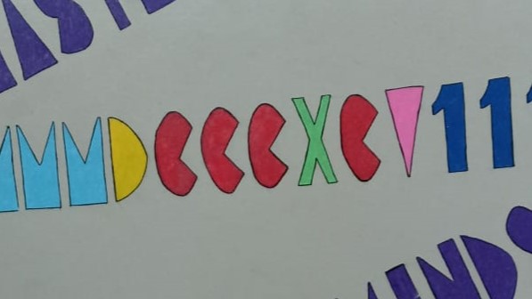 Een deel van een puzzel van het MasterMinds spel.